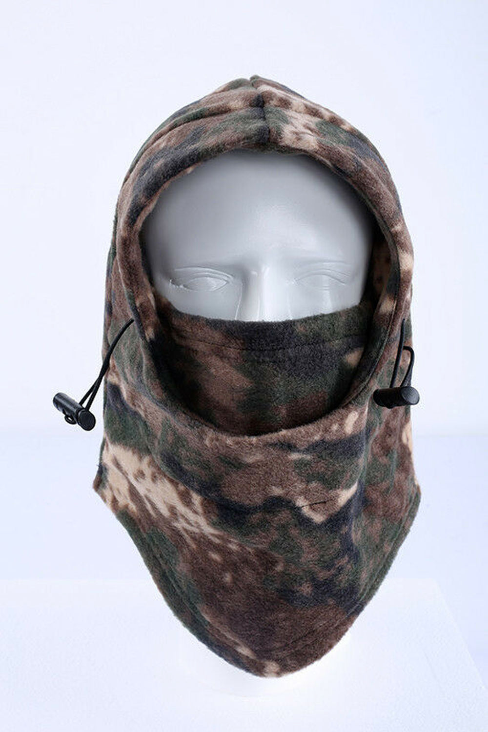 Camo Windproof Fleece Neck Warm Balaclava Ski Full Face Mask for Cold Weather