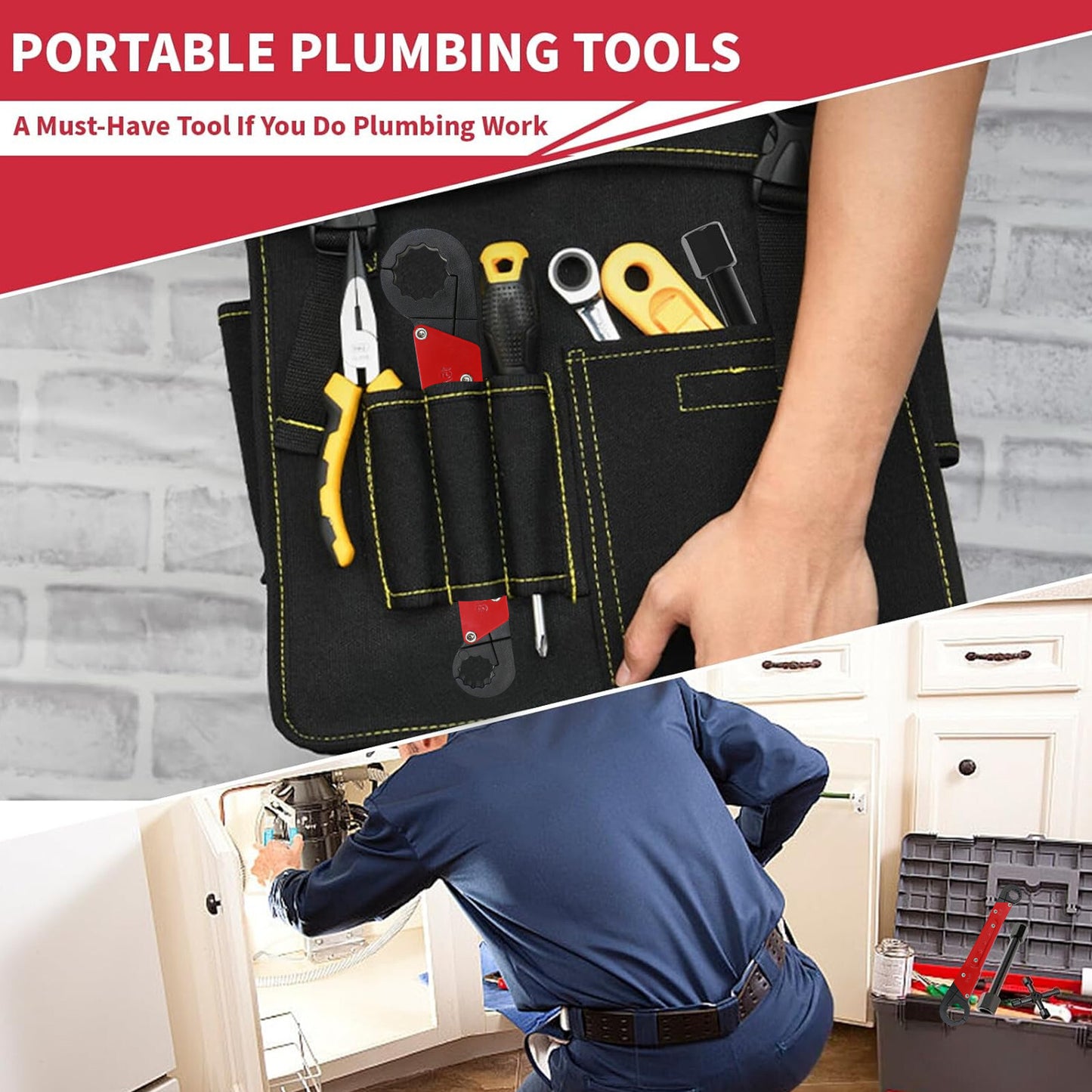 Plumbing Tool Angle Stop Wrench Angle on Wrench Kit Plumbers Wrench Removal Tool