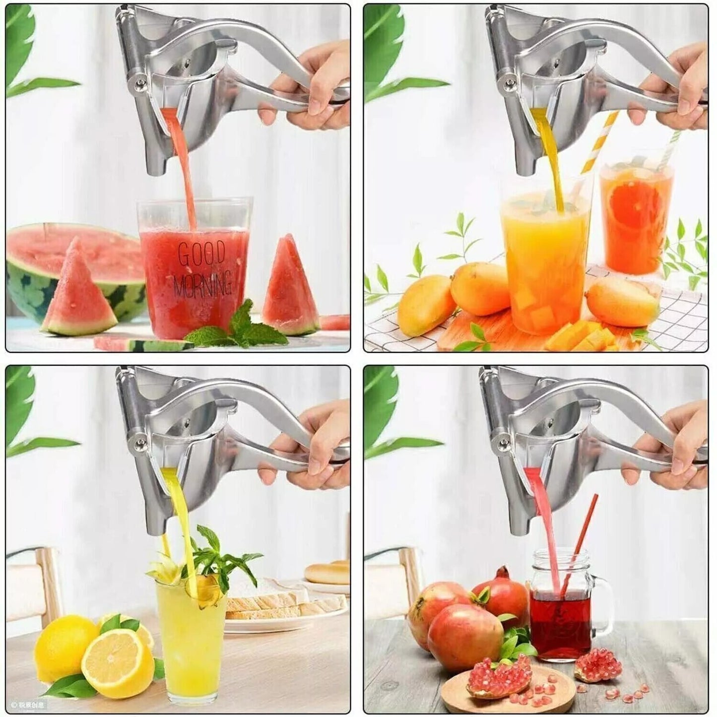 Heavy Duty Manual Fruit Juicer Premium Extractor Hand Press Lemon Squeezer US_