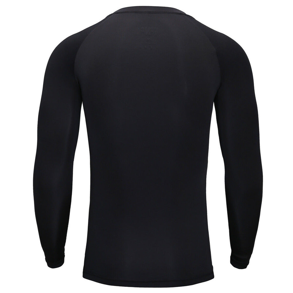 Mens Longsleeve Armour Base Layer Top Full Sleeve Gym Sports Shirt 