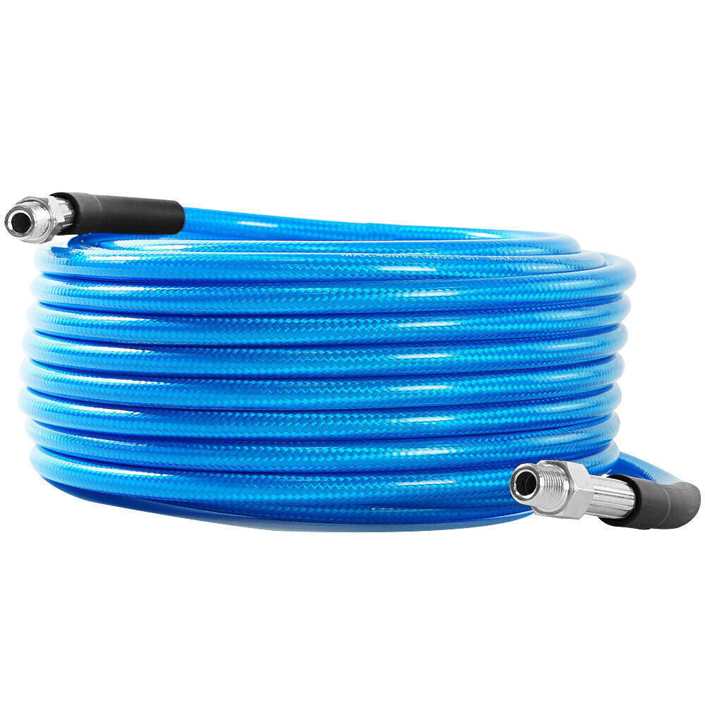 Sewer Jetter Kit for Pressure Washer Drain Cleaner Hose 50FT 1/4" M-NPT 5800PSI