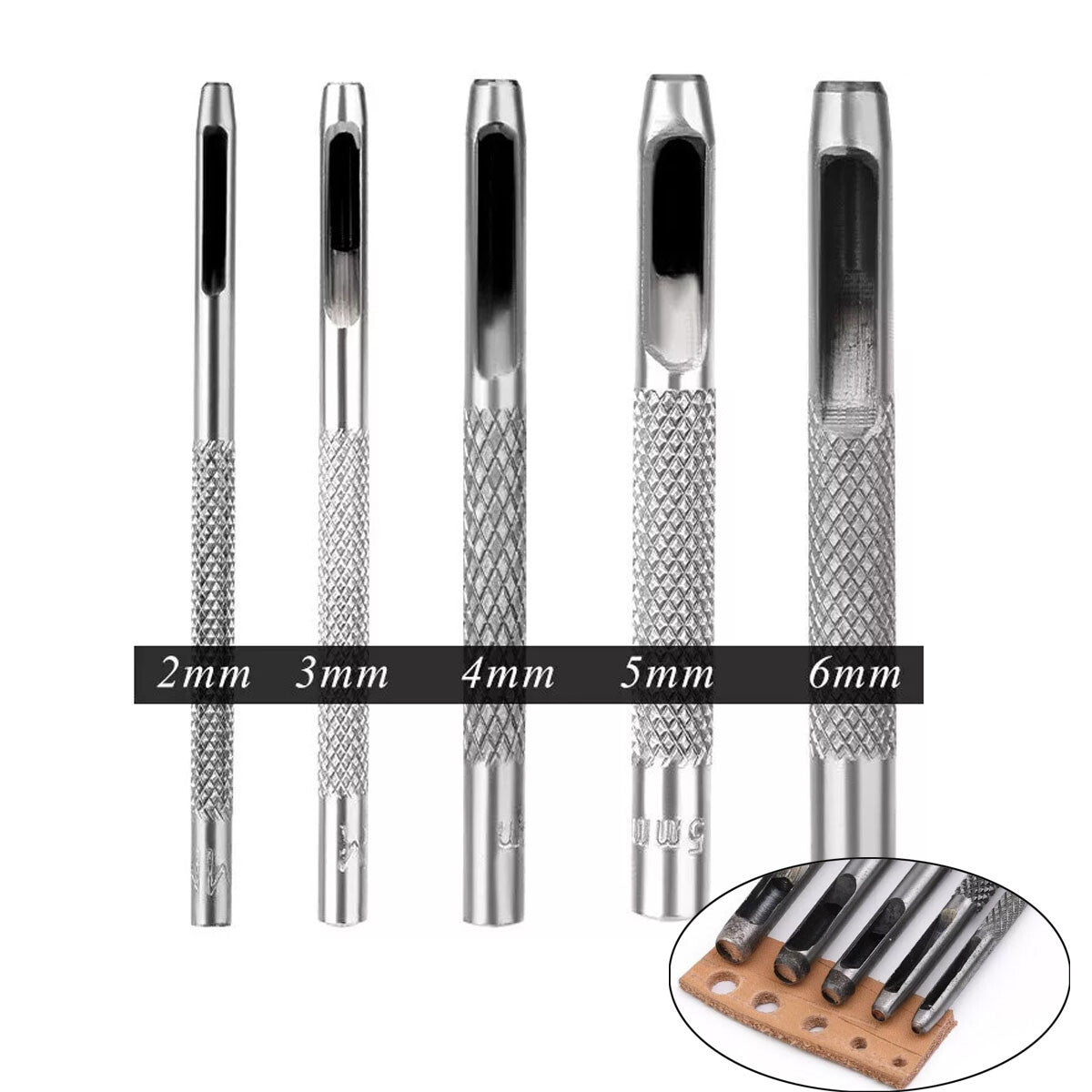 Leather Hole Punches round Hole Punch Set Hollow Punch Set DIY Leather Punch Set