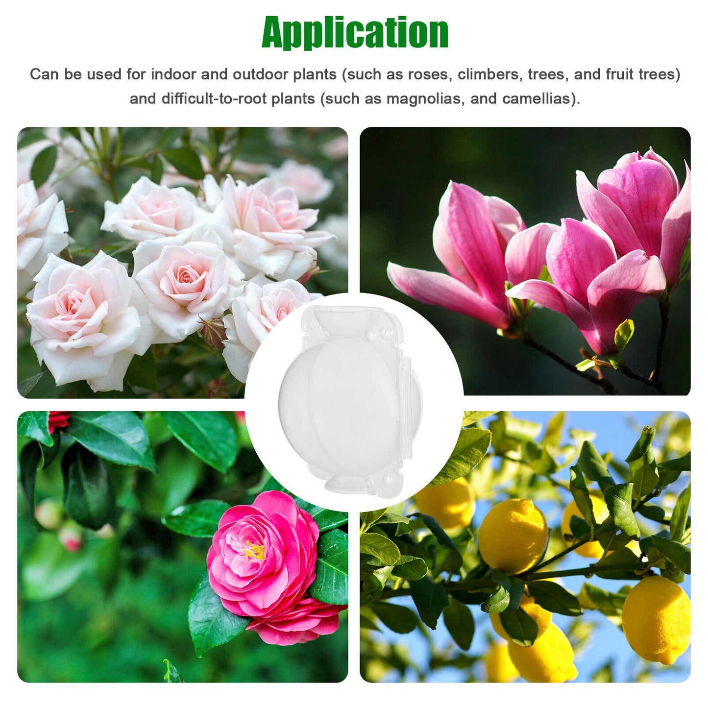 10PCS Reusable Plant Root Growing Box Air Layering Pods High Pressure Grafting Box