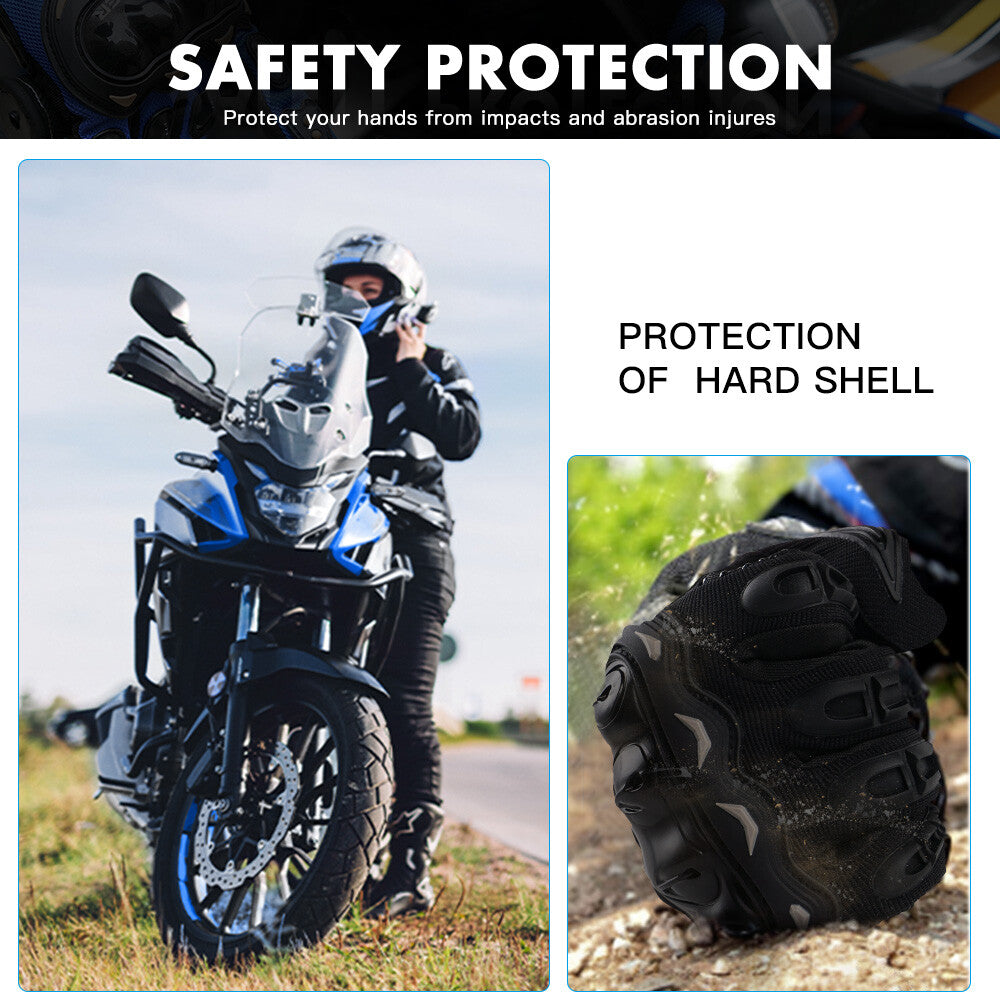 Motorcycle Gloves for Men Women Full Finger Touchscreen Motorbike Riding Gloves