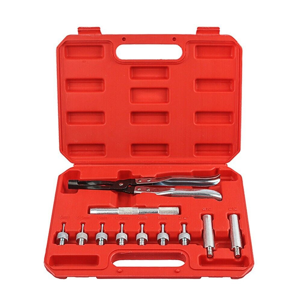 11Pc Valve Stem Seal Removal & Installer Tool Kit Remover Plier for Car Truck