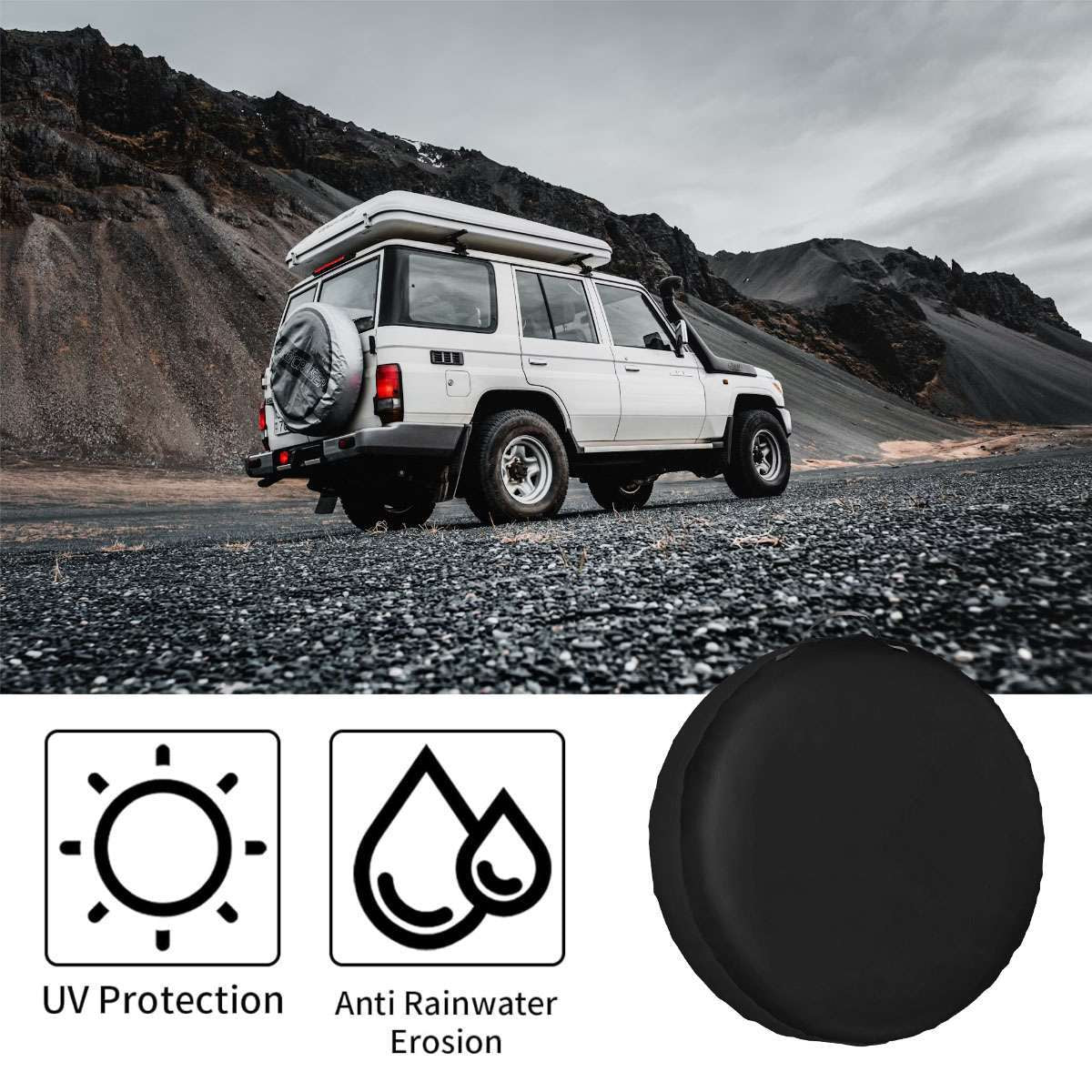 Car/Van Spare Tyre Cover Tire Wheel Bag Storage Carry Waterproof Tire Protector