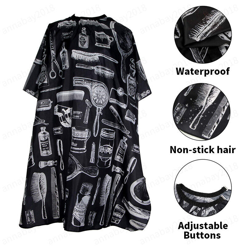 New Hair Cutting Cape Apron Pro Salon Hairdressing Hairdresser Gown Barber Cloth 