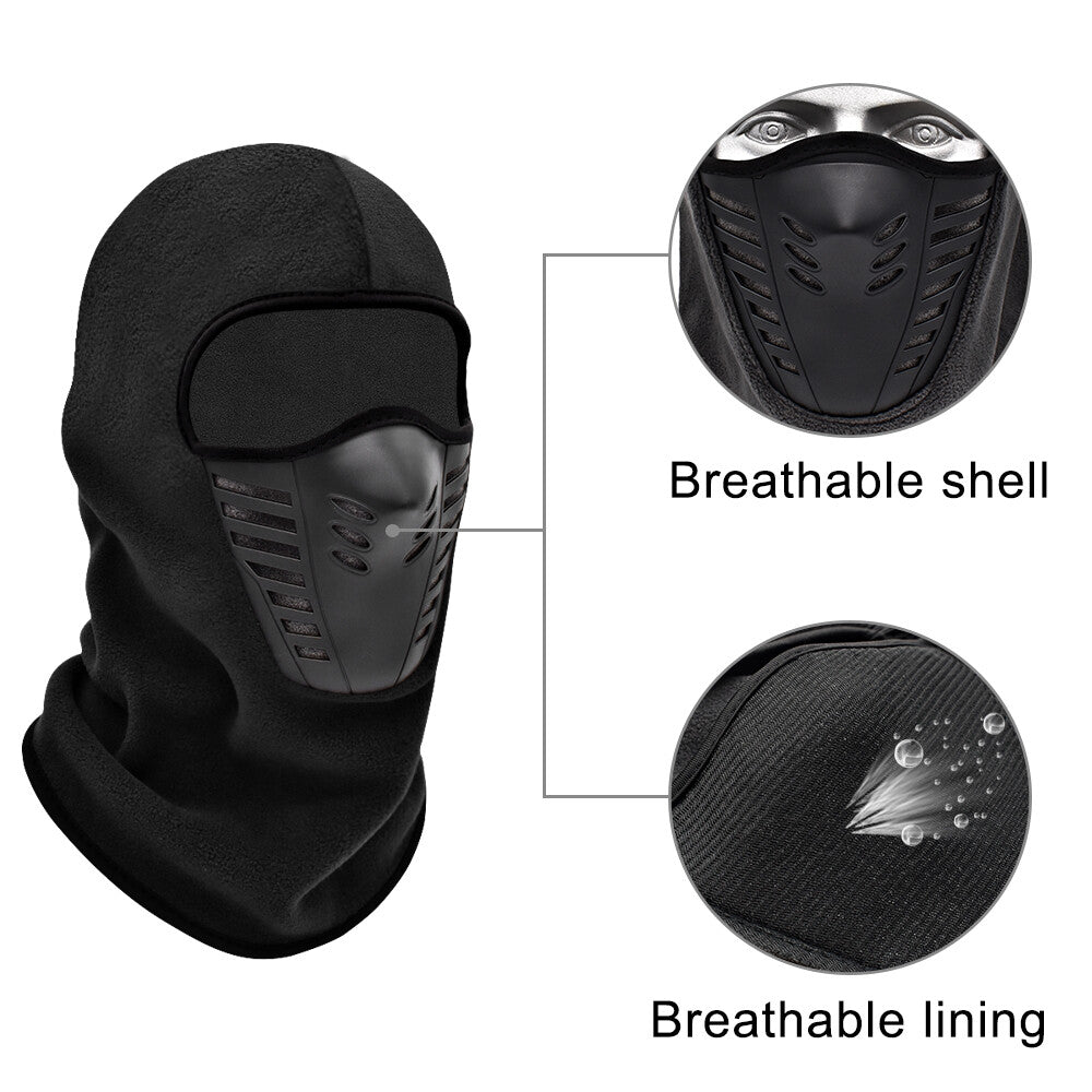 Winter Balaclava Ski Full Face Mask Windproof Fleece Neck Warm for Cold Weather