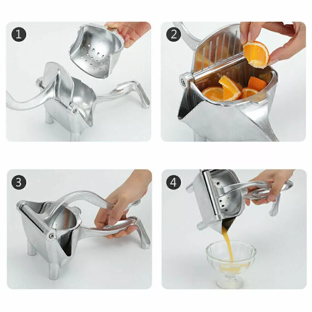 Heavy Duty Manual Fruit Juicer Premium Extractor Hand Press Lemon Squeezer US_