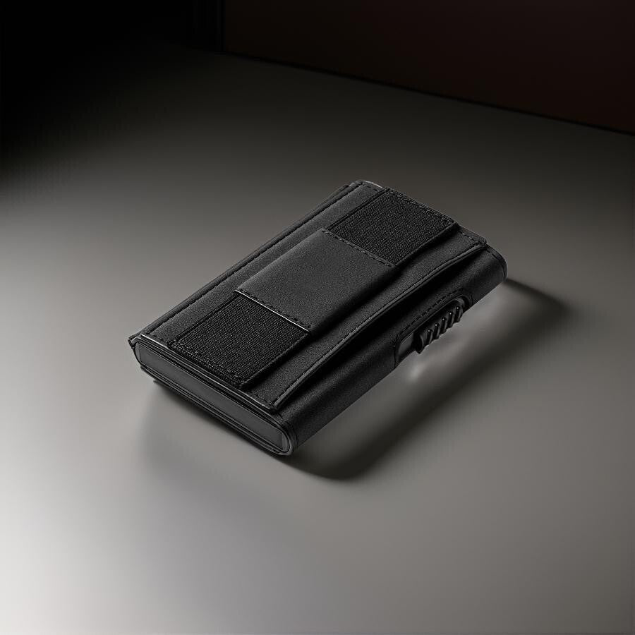 Men's Wallet Slim Genuine Leather Mens RFID Blocking Wallet Money Clip Card Holder