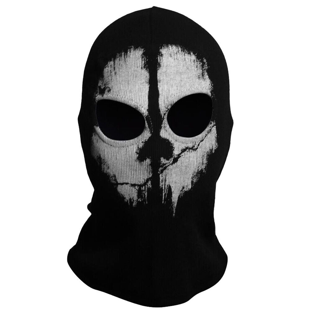 Motorcycle Game Balaclava Hood Ghost Skull Full Face Cover CS Halloween Mask
