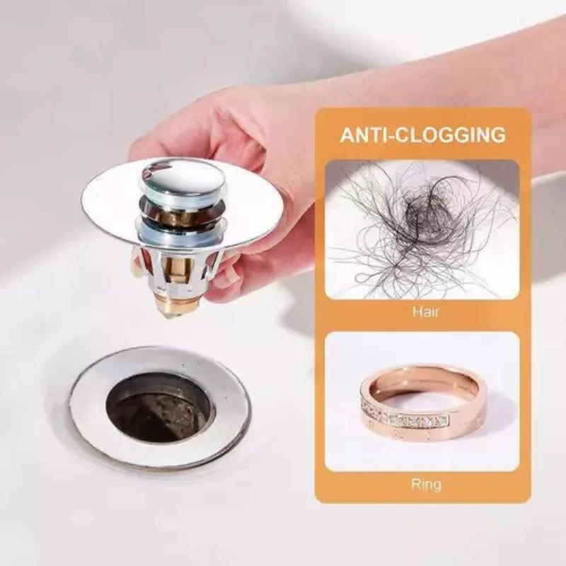 2 in 1 Drain Magic Universal Sink Stopper, Instantly Replace Broken Stoppers USA