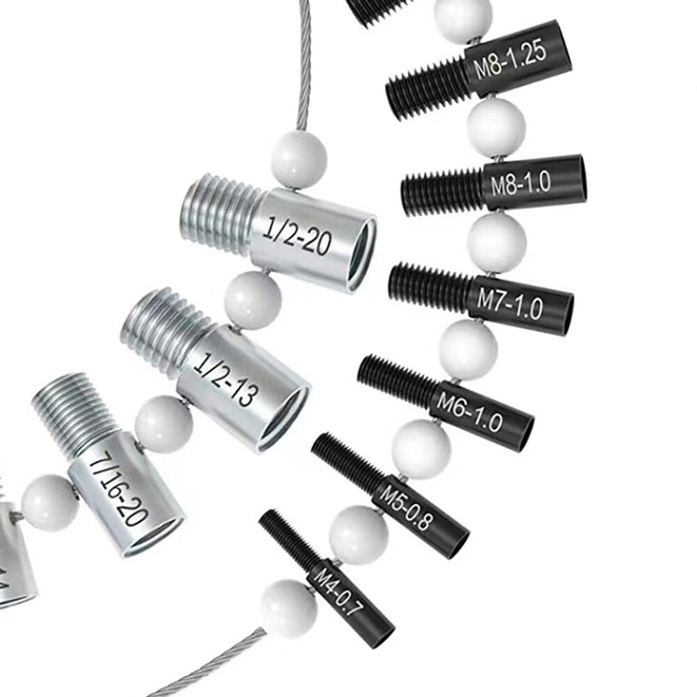 Nut and Bolt Thread Checker (Inch & Metric)- 26 Male/Female -14 Inch & 12 Metric