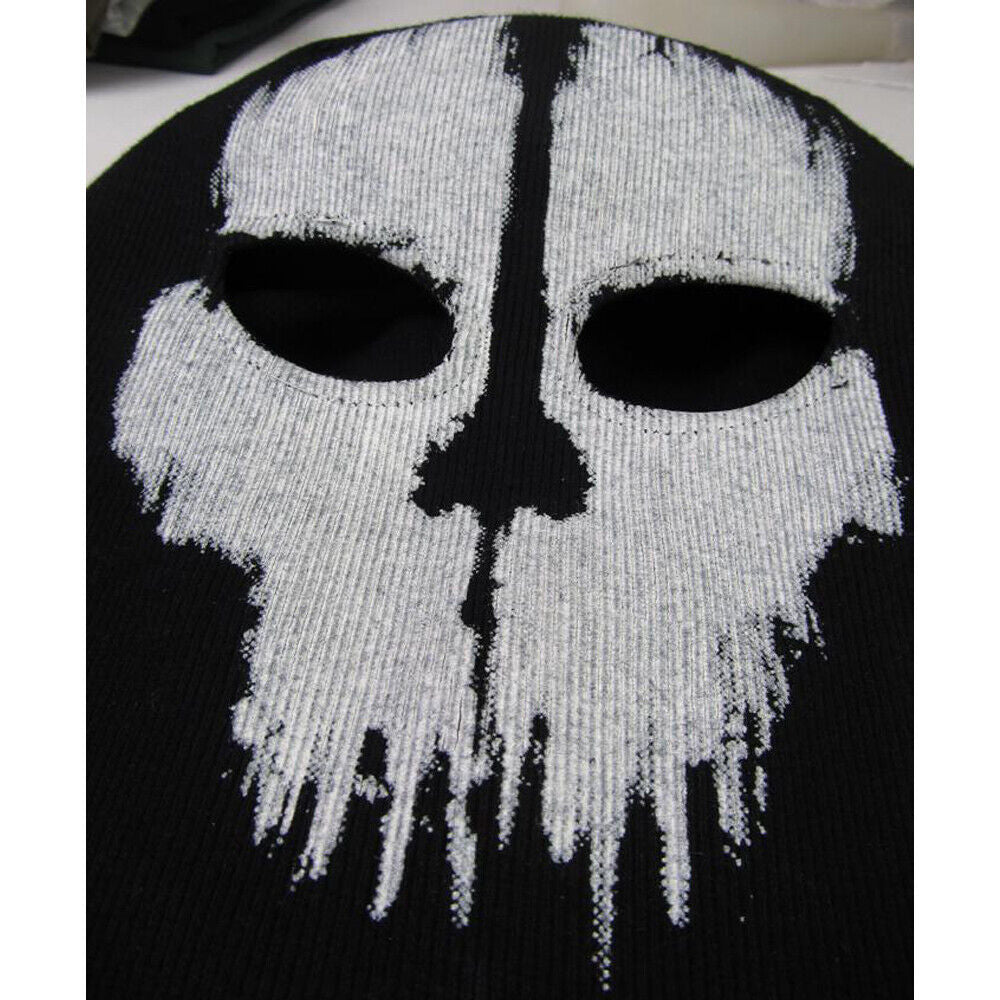 Motorcycle Game Balaclava Hood Ghost Skull Full Face Cover CS Halloween Mask