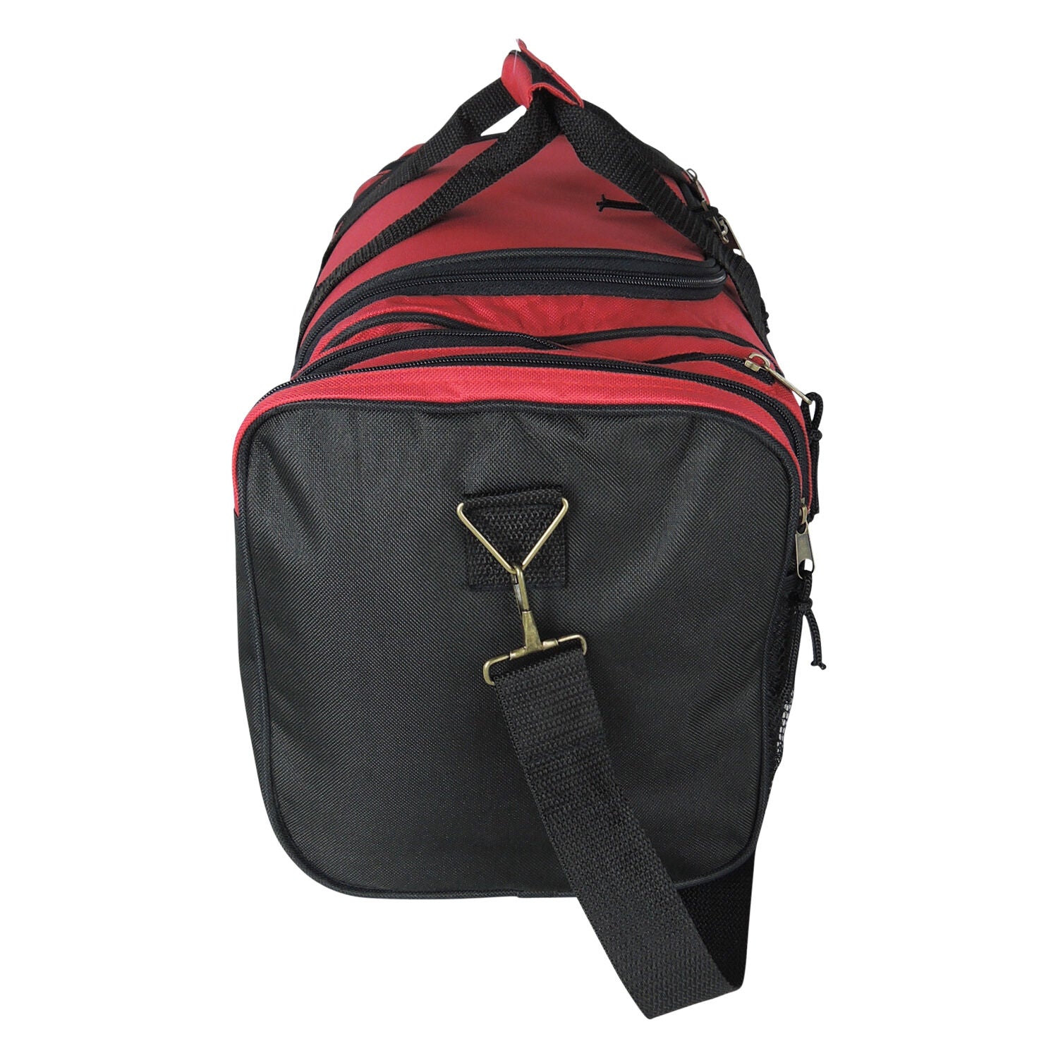 Brand New Duffle Bag Sports Duffel Bag in Red and Black Gym Bag