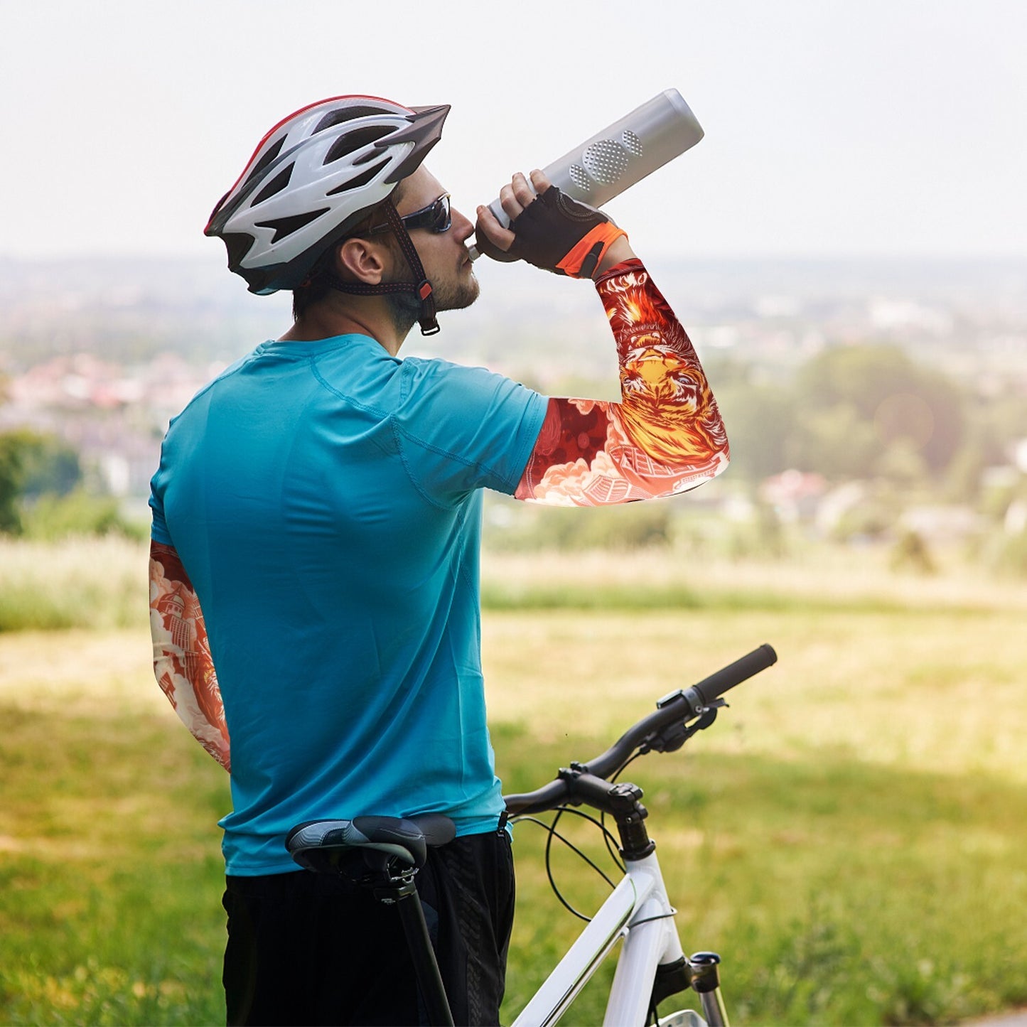 3 Pair Cooling Arm Sleeves Cover UV Sun Protection Cycling Running for Men Women