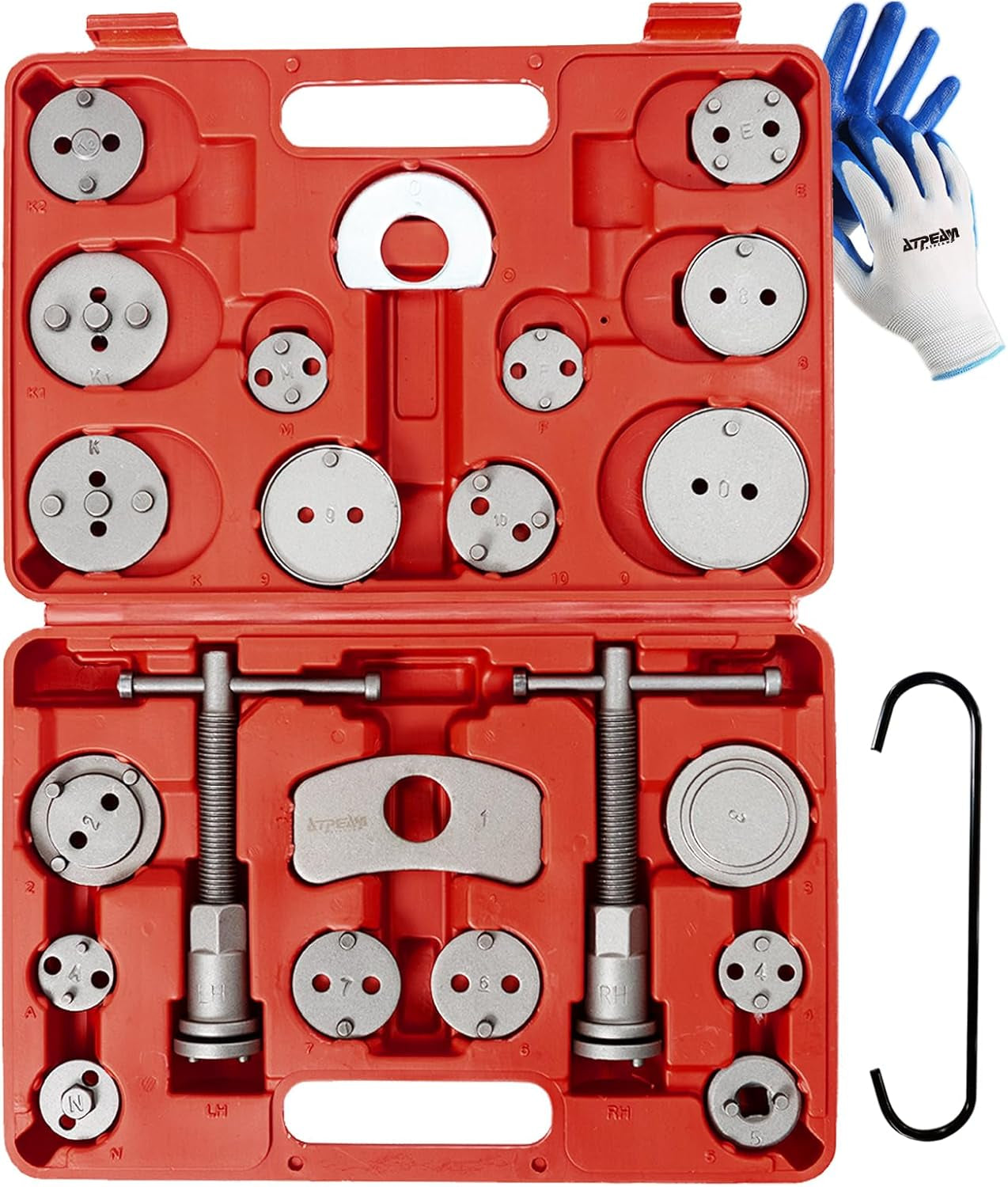 27Pc  Portable Tools for Brake Rear Wind Back Tool Kit Car Truck Break Disc Tool Set FF