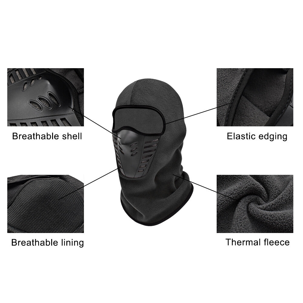 Winter Balaclava Ski Full Face Mask Windproof Fleece Neck Warm for Cold Weather