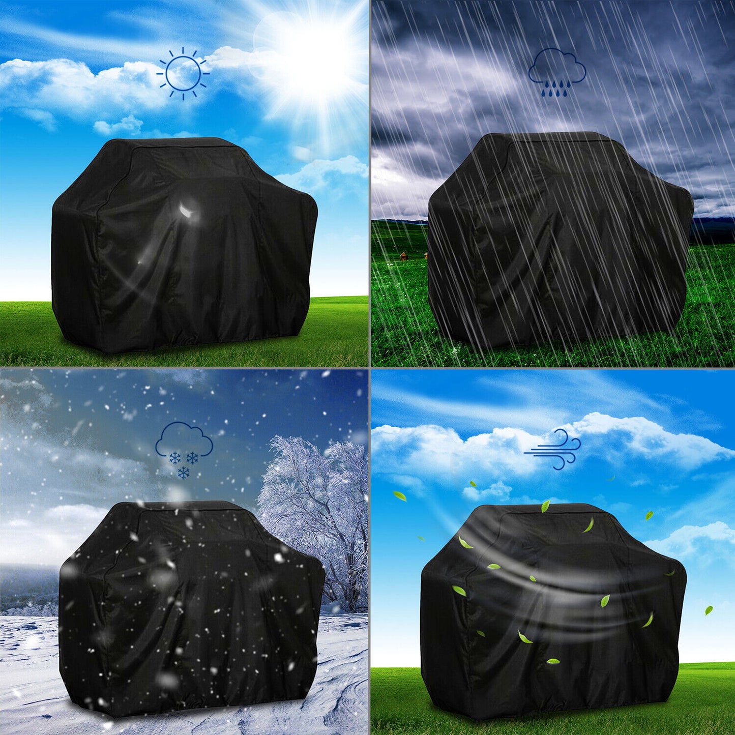 BBQ Gas Grill Cover 57 Inch Barbecue Waterproof Outdoor Heavy Duty Protection