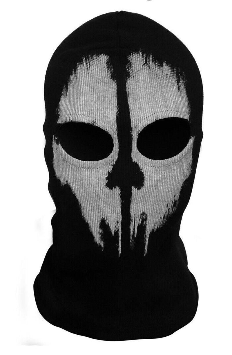 Motorcycle Game Balaclava Hood Ghost Skull Full Face Cover CS Halloween Mask