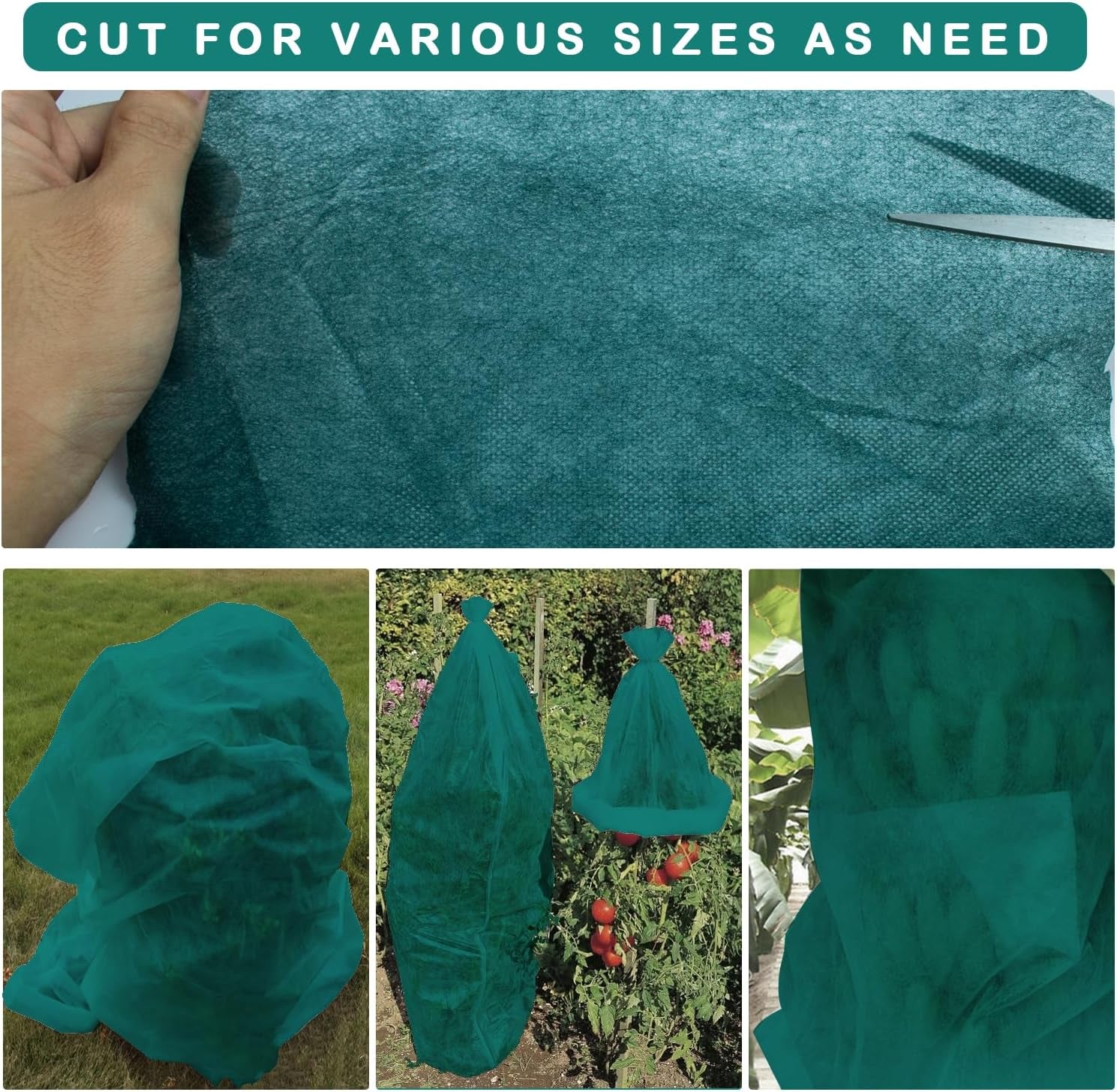 Plant Covers Freeze Protection Green Floating Row Cover Garden Fabric Vegetable Shade Cloth for Greenhouse  Winter Frost Blanket/Sun Pest Protection Wraps  33FT X 10FT