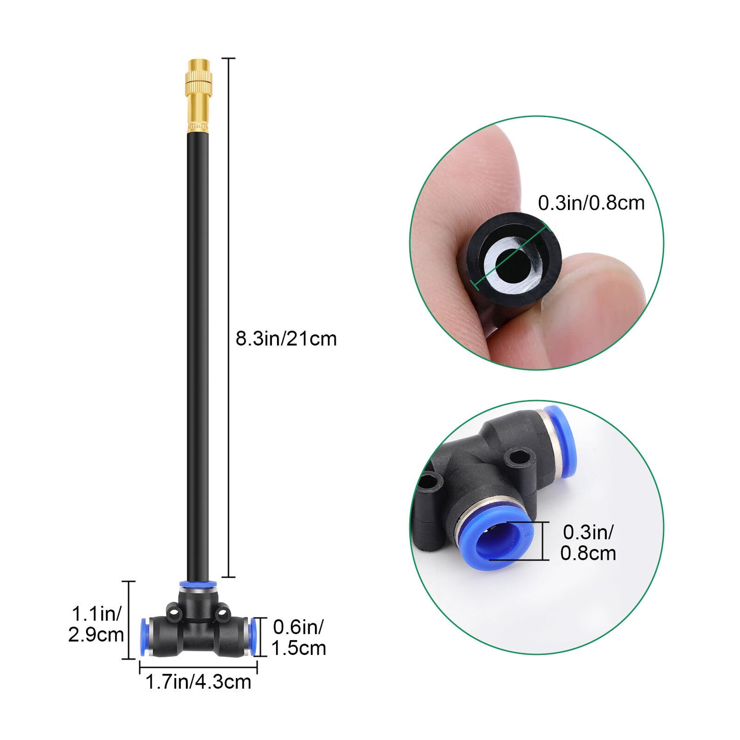 DIY Flexible Misting Kit – Garden Cooling & Irrigation Spray System for Patio & Plants