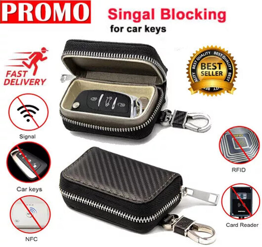 Car Key Case Car key Wallet  Signal Blocker Case Faraday Cage Fob Pouch Keyless RFID Blocking Bag BOX