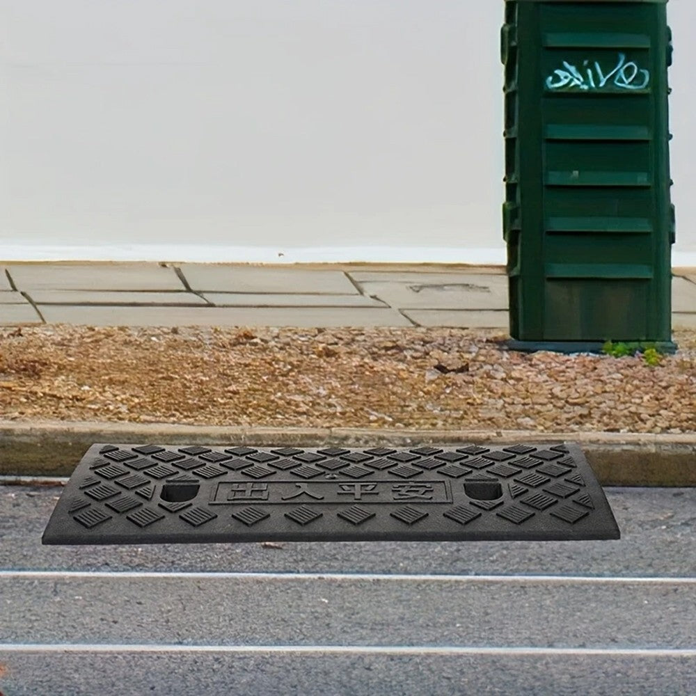 Heavy Duty Driveway Ramp Curb Ramp for Driveway  Tread & Threshold Portable Ramp