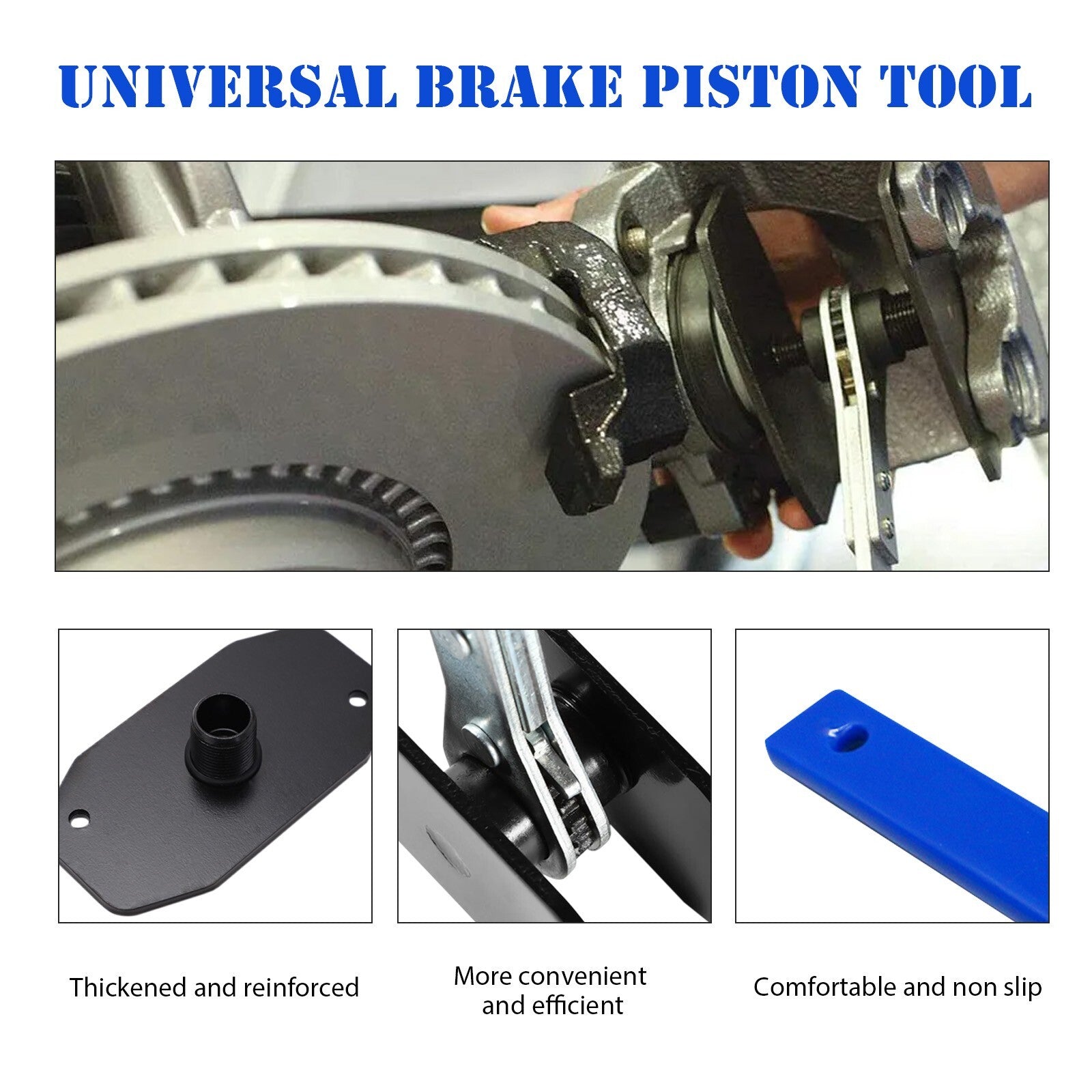 Car Ratchet Brake Piston Wrench Spreader Caliper Pad Install Tool Press Portable