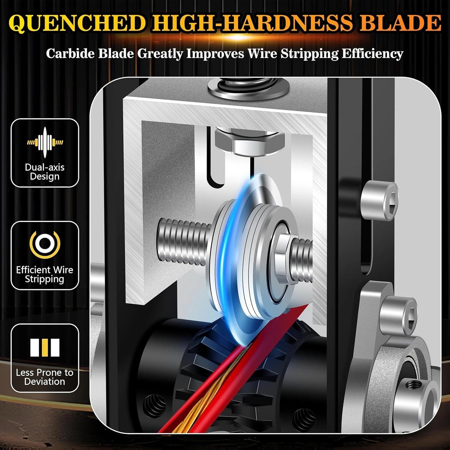 Brand New Manual Wire Stripping Machine Portable Cable Stripper 1Mm to 21Mm 