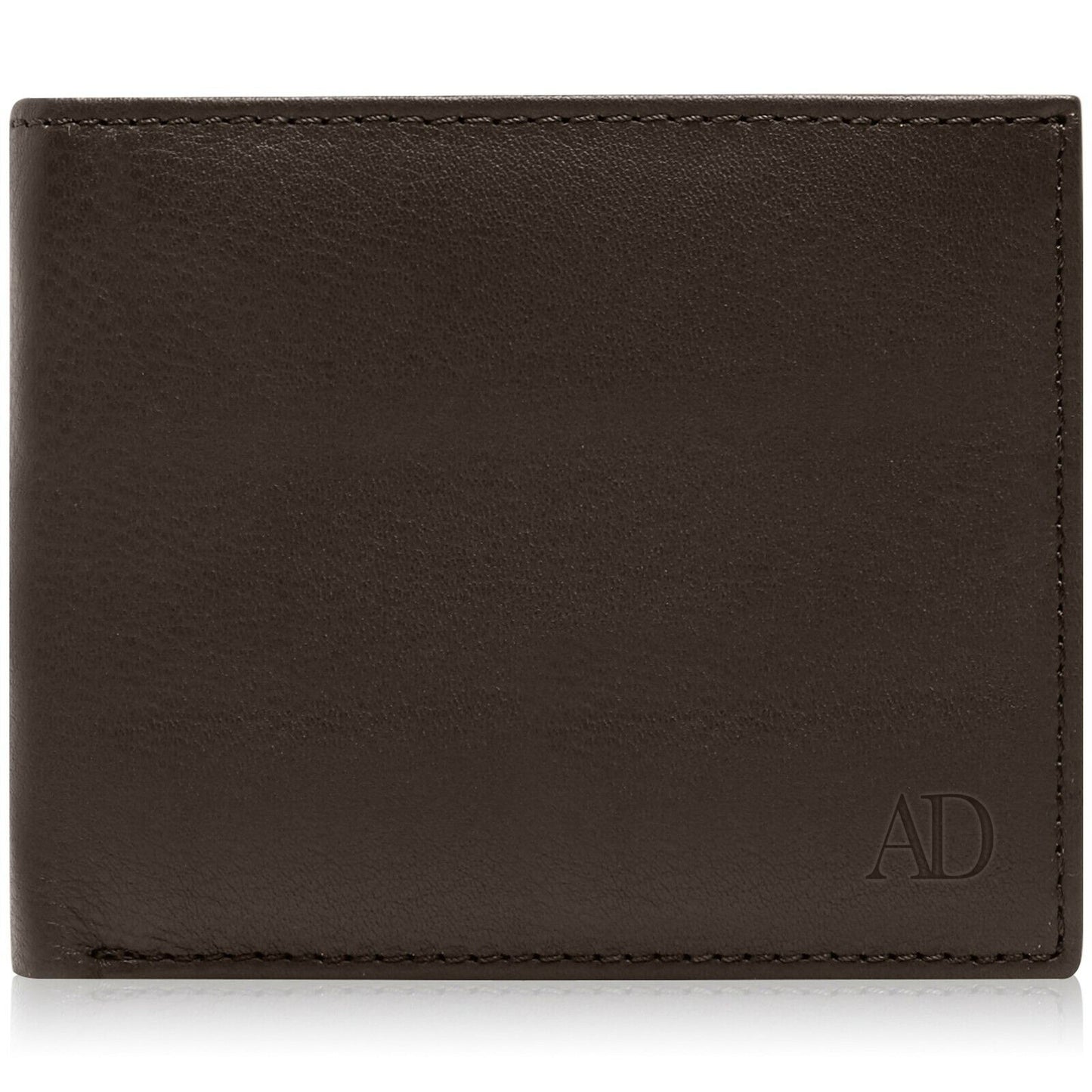 Genuine Leather RFID Blocking Bifold Wallet for Men Slim Mens Wallet Minimalist