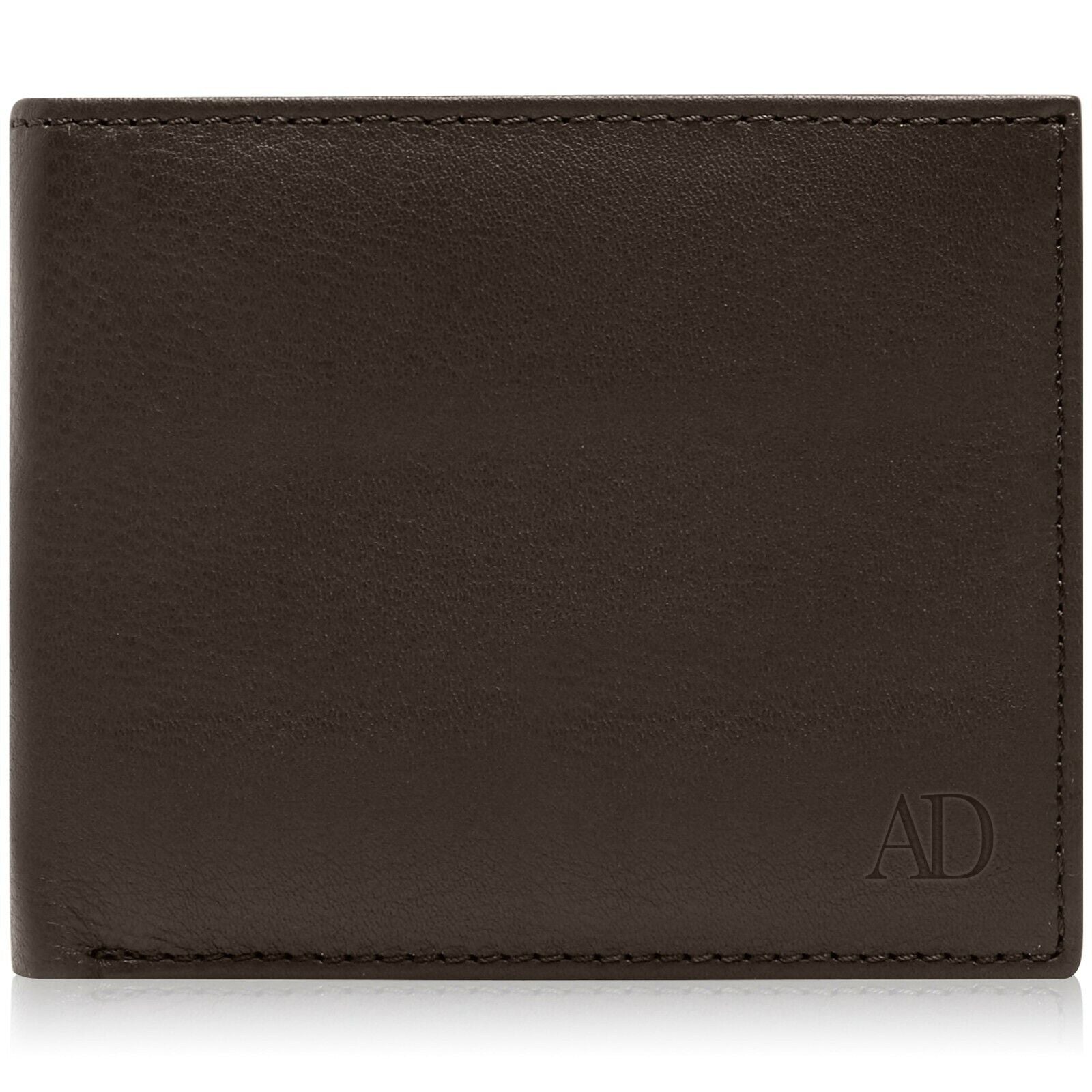 Genuine Leather RFID Blocking Bifold Wallet for Men Slim Mens Wallet Minimalist