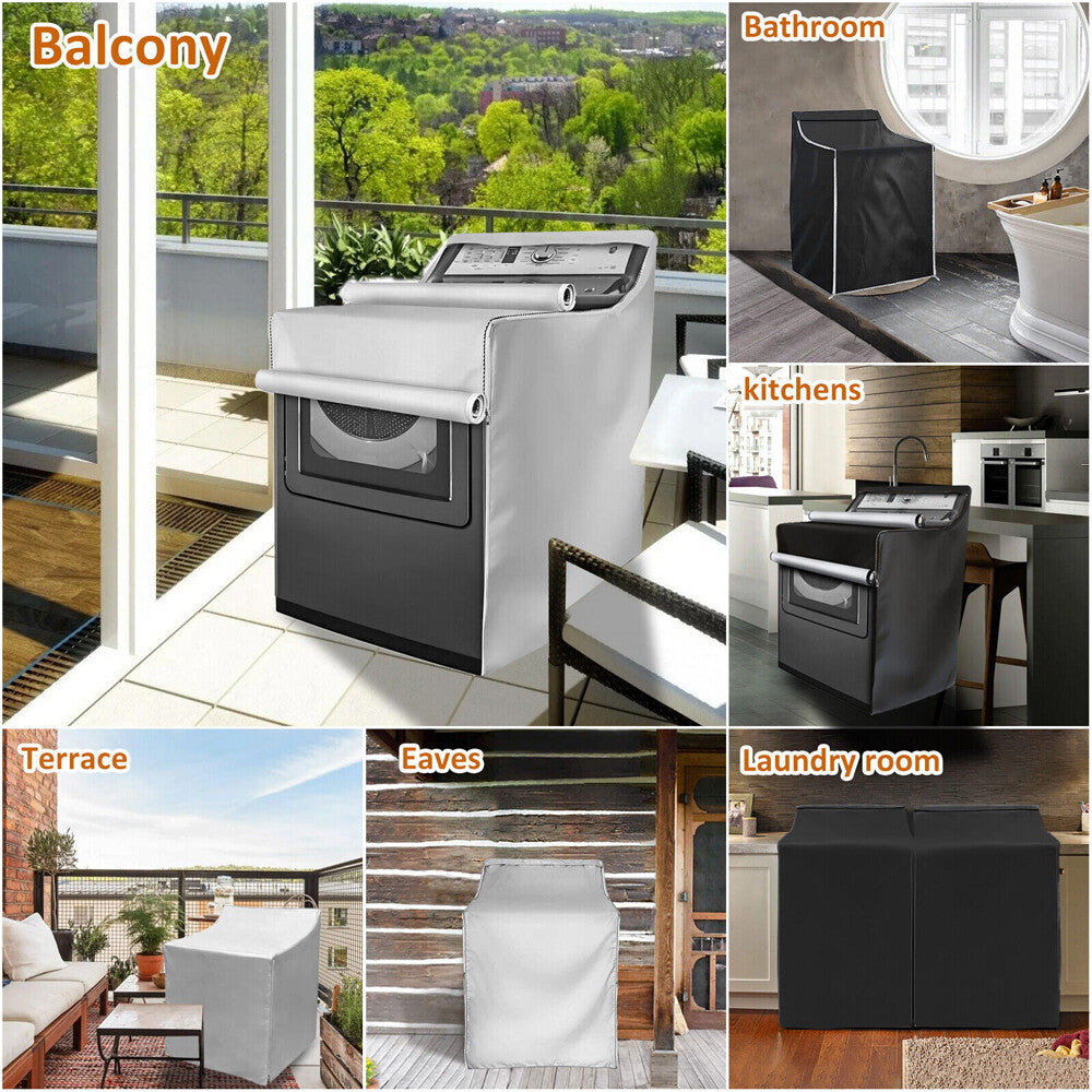 Washing Machine Top Dust Cover Laundry Washer/Dryer Protect Waterproof Dustproof