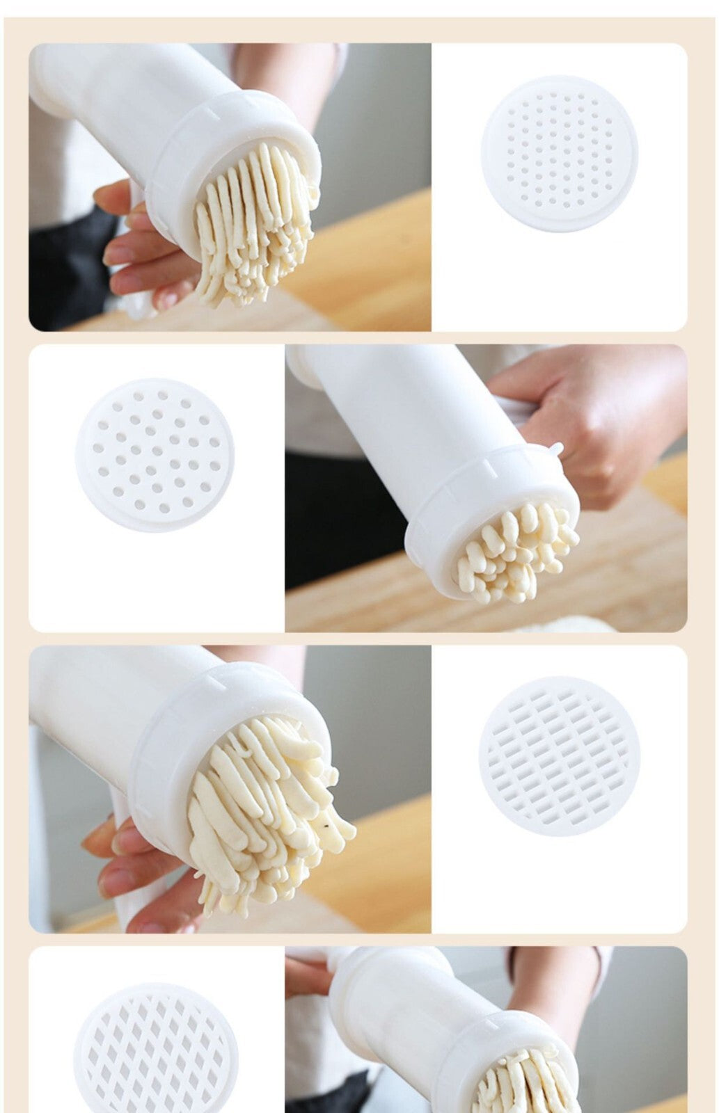 Kitchen Manual Noodle Pasta Sausage Maker Mold for Home Use