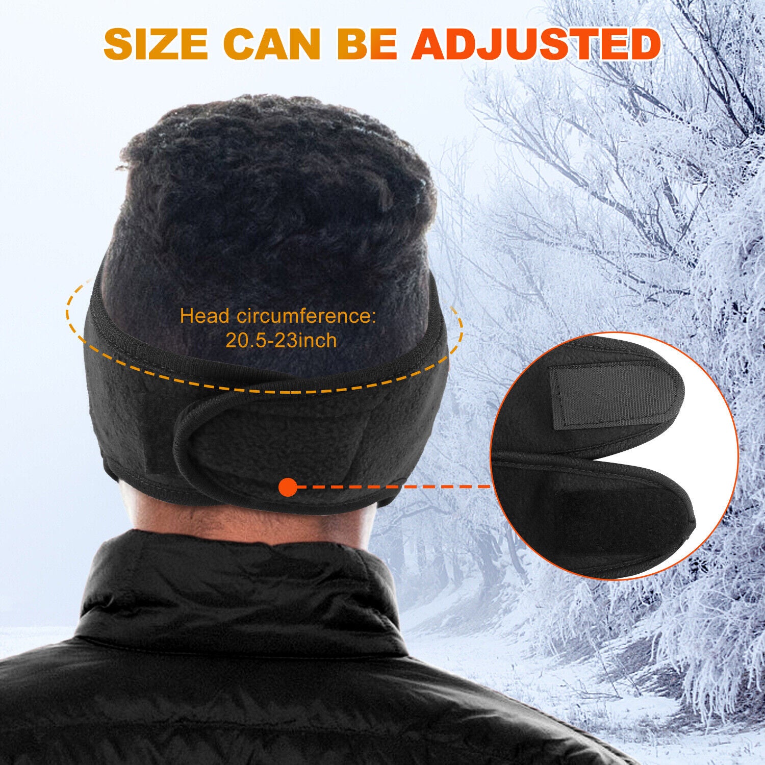 Fleece Warm Winter Balaclava Face Mask with Anti-Fog Goggles Windproof Skull Cap