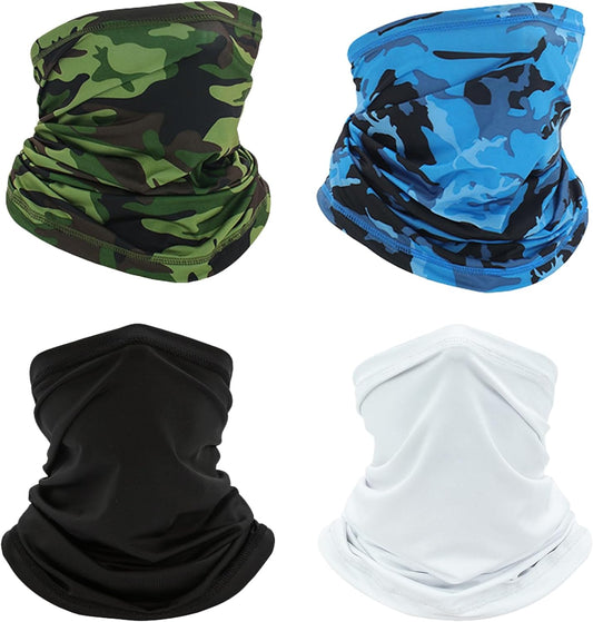 Neck Gaiter Face Mask Sun Cooling Scarf Balaclava Bandana Cover for Men Women