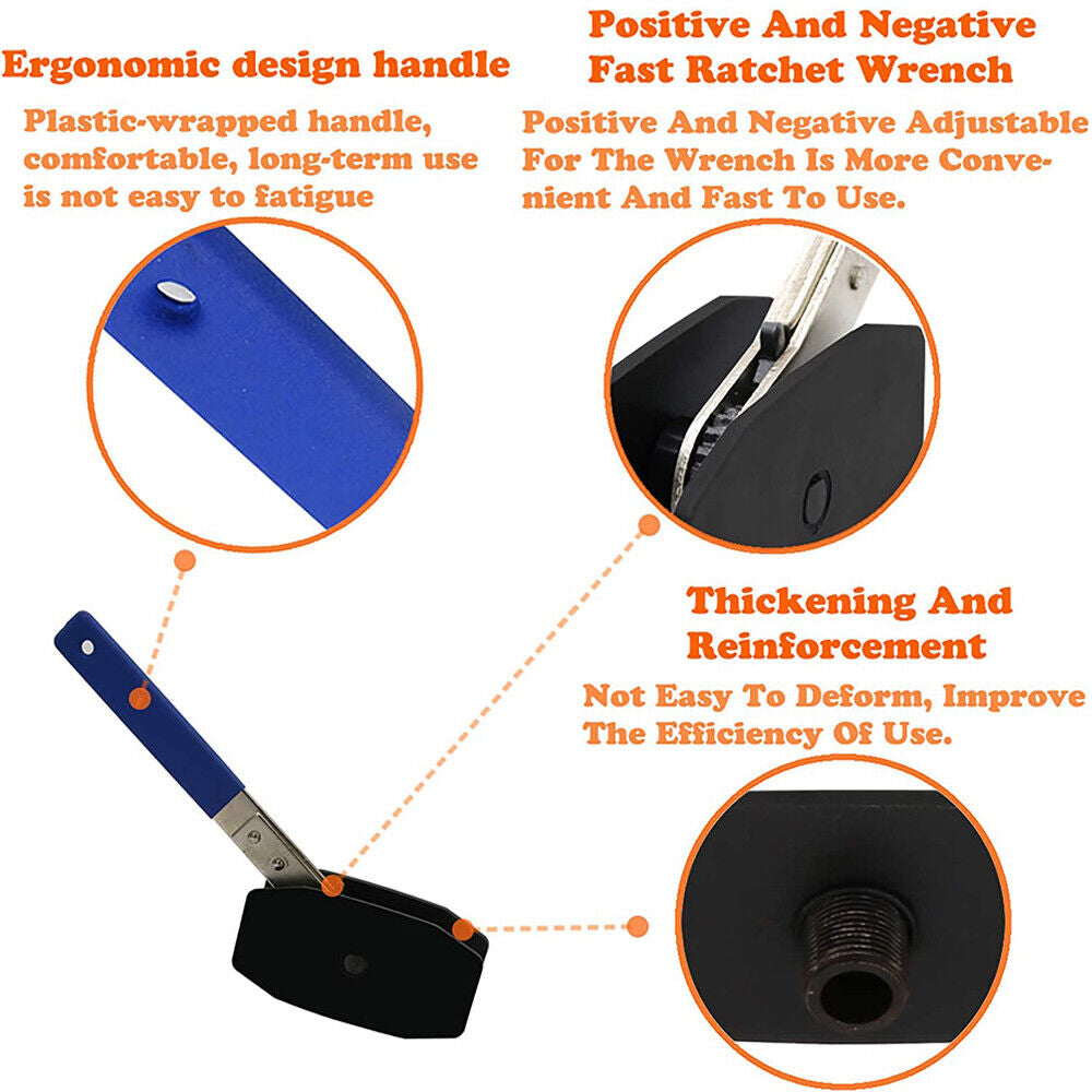 Car Ratchet-Brake Piston Single Twin Quad Pistons Install Tool, Press Caliper Spreader Tool, Brake Caliper  Wrench, Car Repair Wrench Tools, Car Accessories ZZ