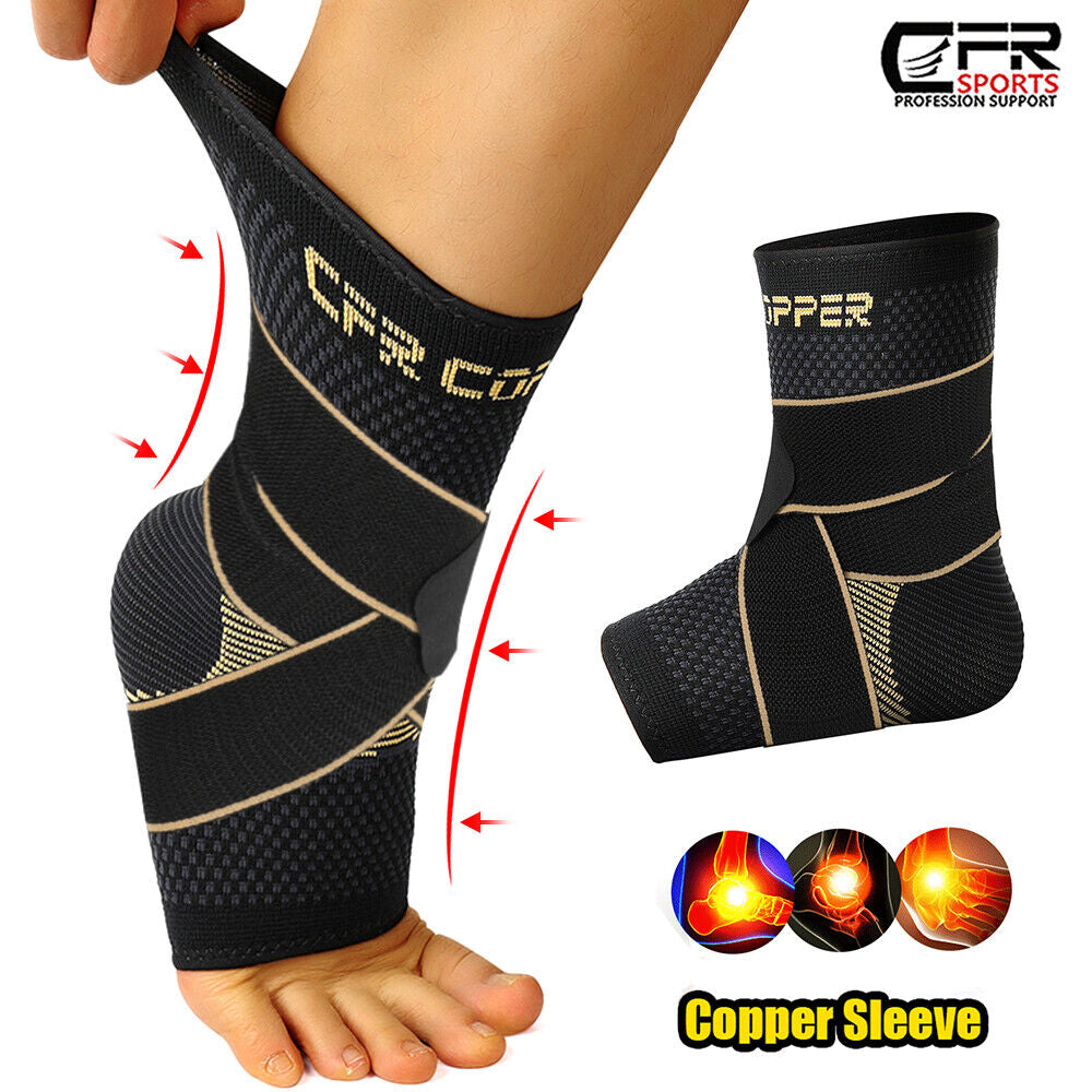 Ankle Foot Sleeves  Adjustable Wrap Foot Sleeves  for Sports Outdoor Sports