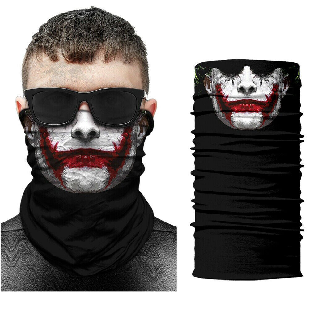 Neck Gaiter UV Protection Face Mask Shield Scarf Breathable Bandana Balaclava