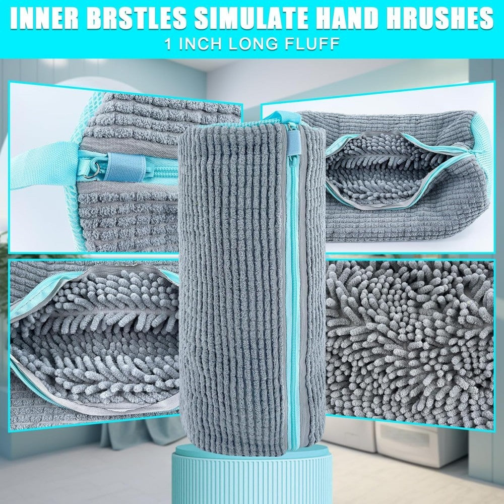 2 Pack Reusable Shoe Washing Machine Bag Laundry Shoe Bag for Washer and Dryer