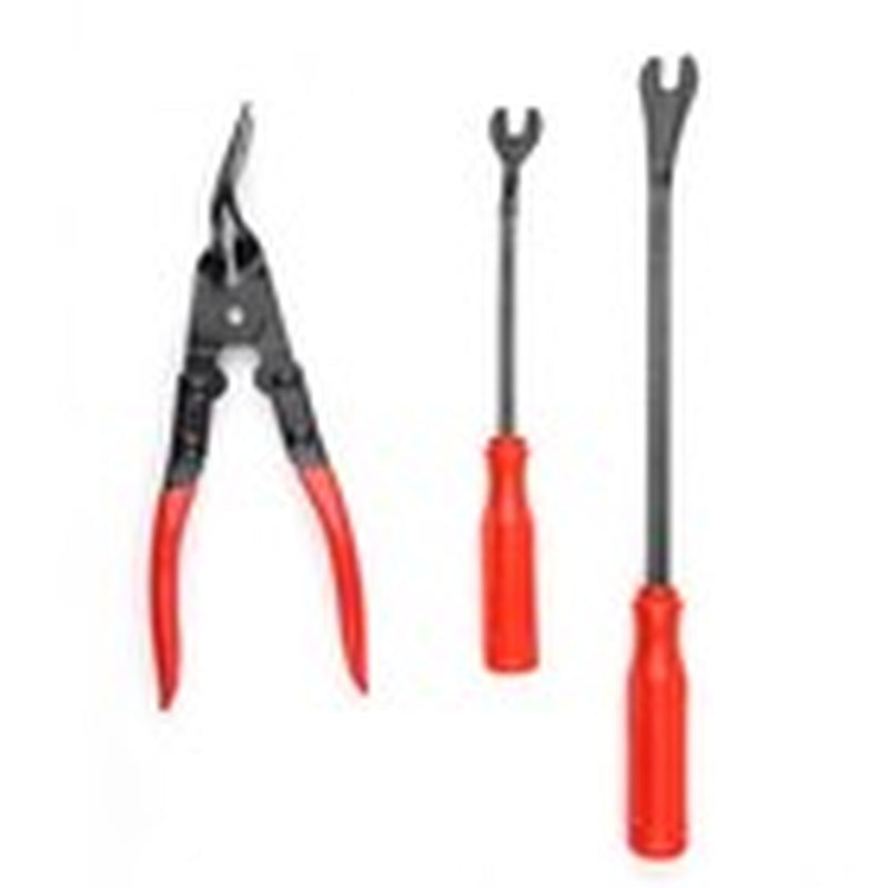 3PCS Auto Trim Clip Remover Tool Removal Pliers Fastener Door Panel Retainer New
