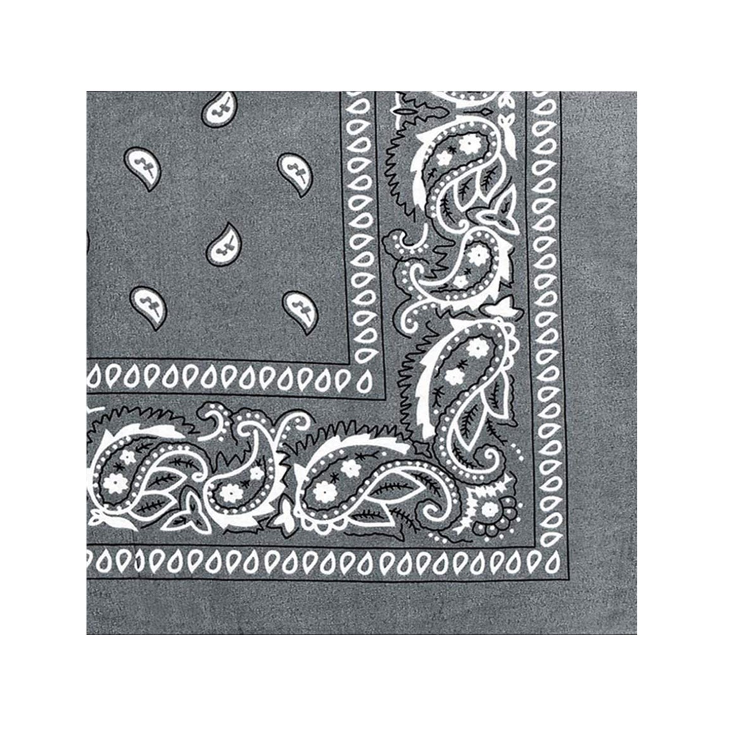 Bandana 100% Cotton Paisley Print Scarf Head Wrap Neck Headband for Men & Women