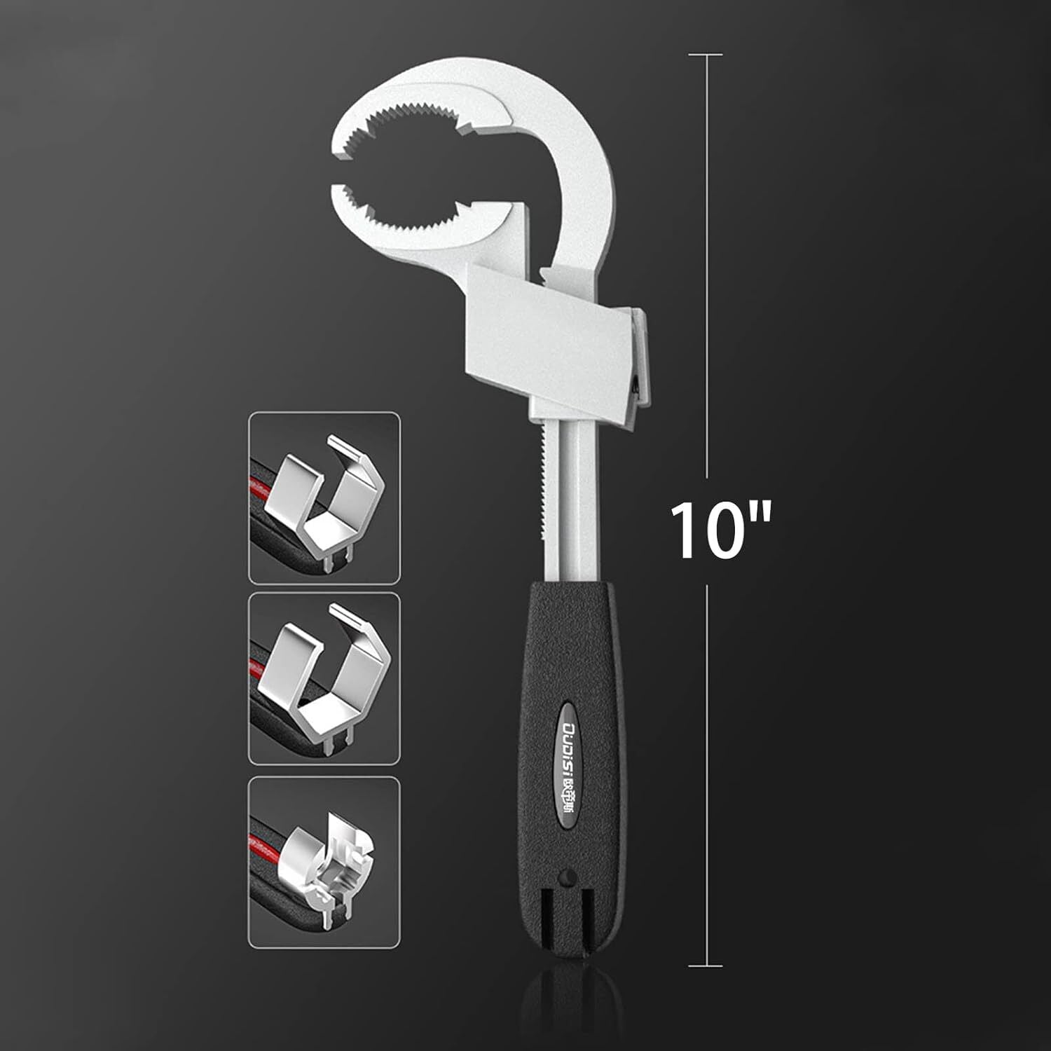 Multifunction Adjustable Double-Ended Wrench WATER PIPE Hand Tools with Box