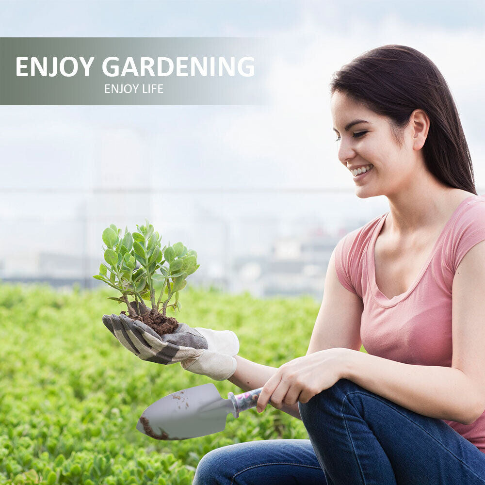 Set of 5 Heavy Duty Gardening Tools  Complete Garden Tool Kits for Indoors & Outdoors