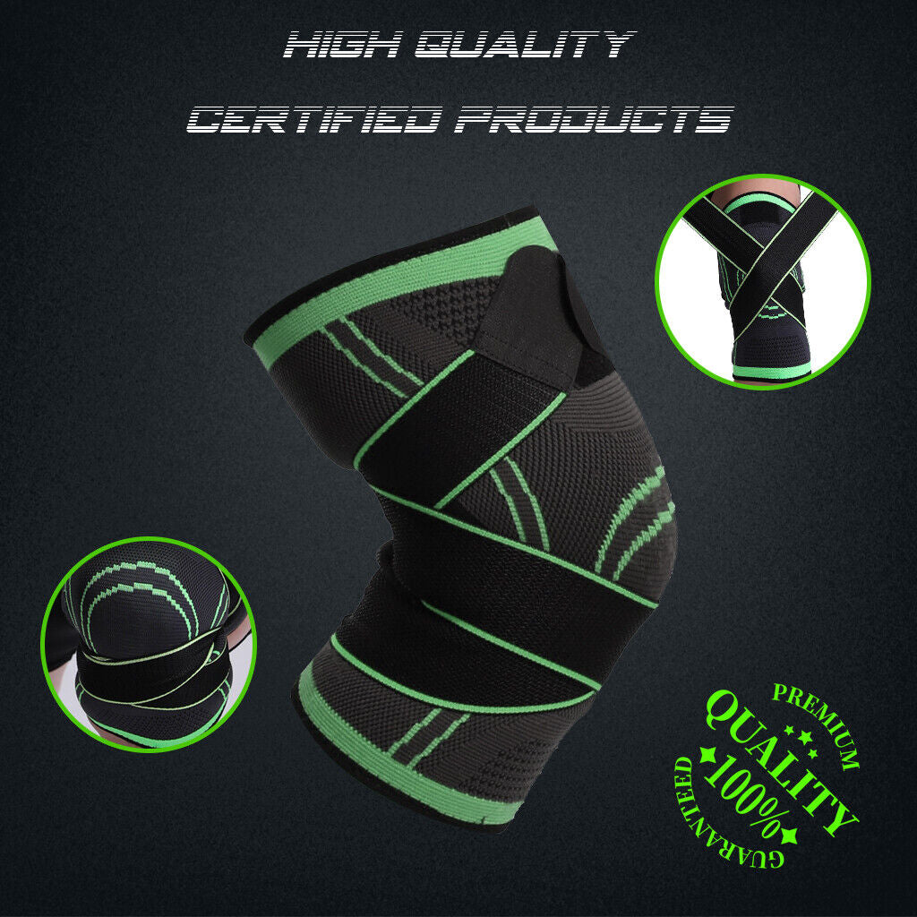 Knee Sleeve Tightly Wraps Around the Knee Sleeves  Adjustable Bands for Sport Outdoor Sports