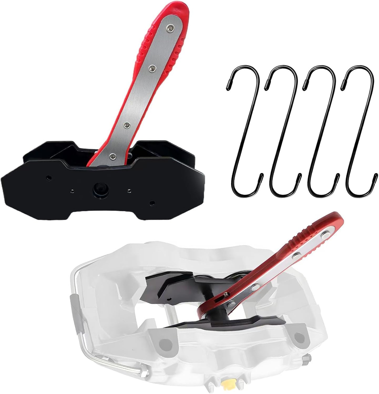 Car Ratchet Brake Single Twin Quad Car Ratchet Install Tool, Press Caliper Spreader Tool, Brake Caliper Wrench Tool, Car Repair Wrench Tools, Car Accessories