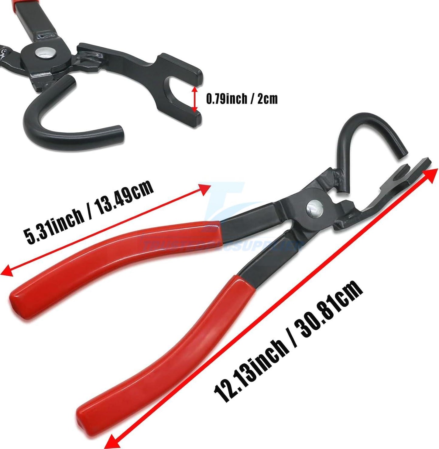 Heavy Duty Exhaust Hanger Removal Pliers Grommets Removal Tool Muffler Rubber Hanger Plier