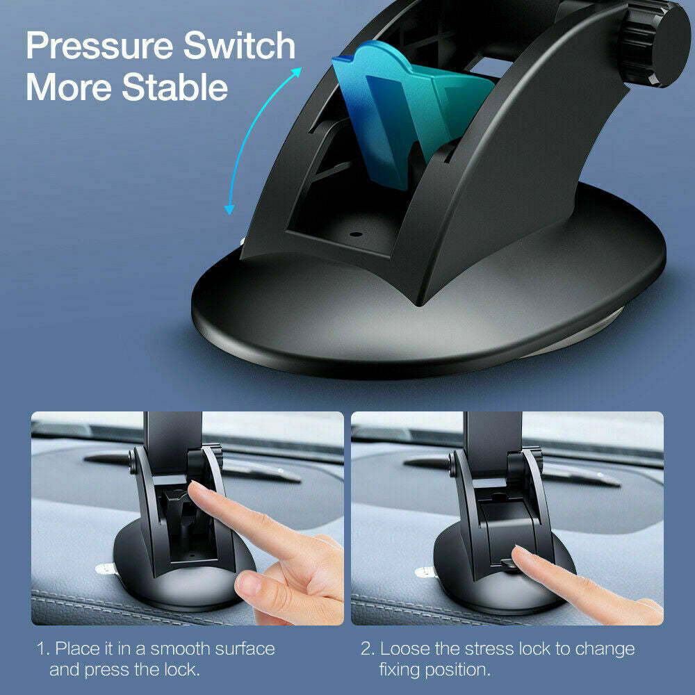 360° Car Windshield Mount Holder Stand for Iphone Samsung Mobile Cell Phone GPS