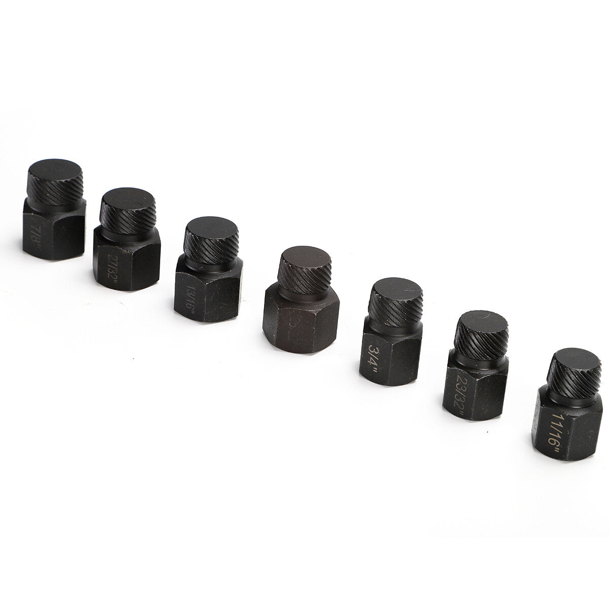 25-Piece Easy Out Screws Bolt Extractor Socket Set Hex Head Rounded Bolt Remover