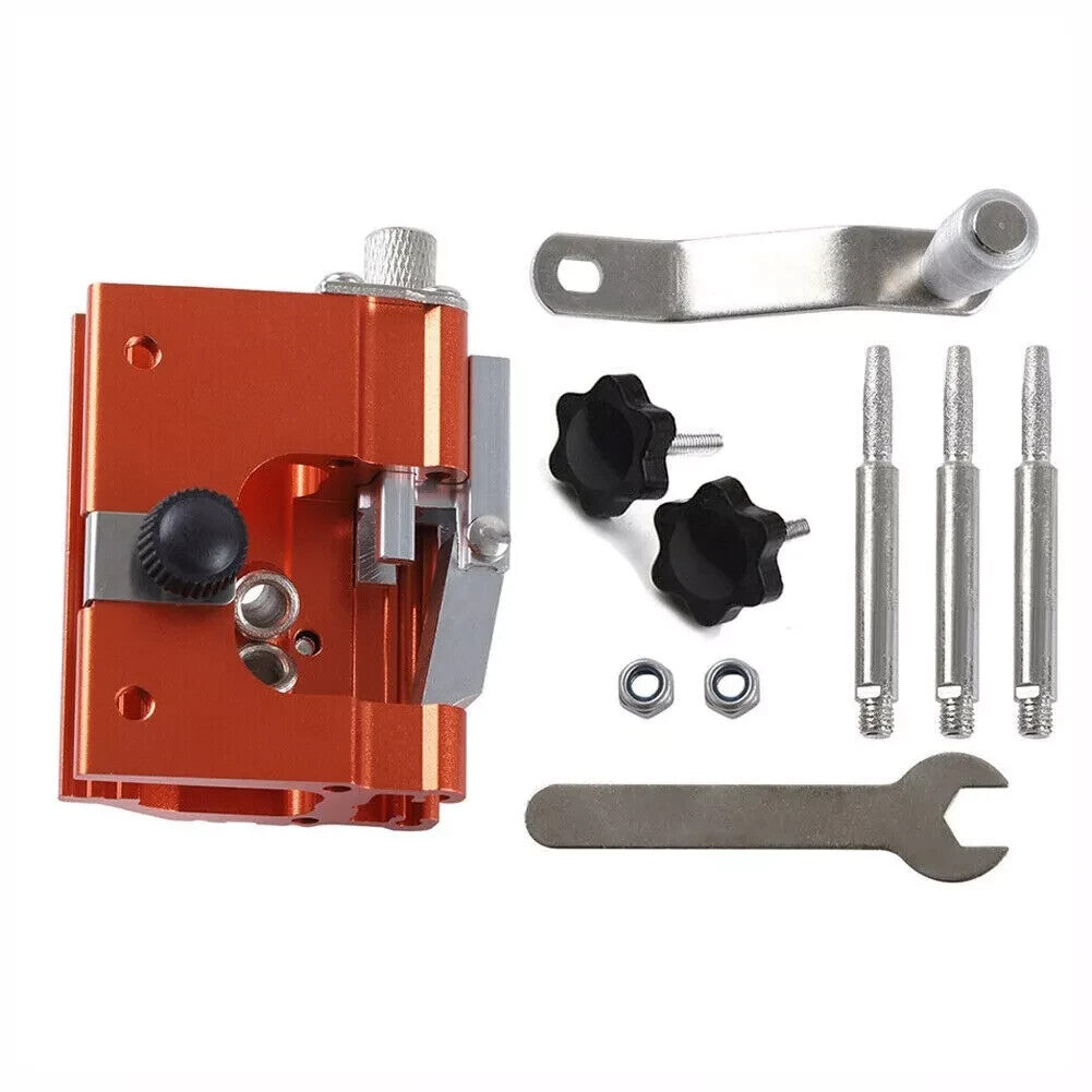 Heavy Duty Chainsaw Chain Sharpening Jig Portable Hand Crank Sharpener Tool Set